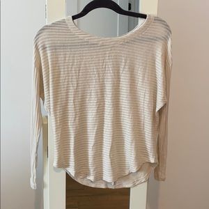 UO Cream lightweight sweater